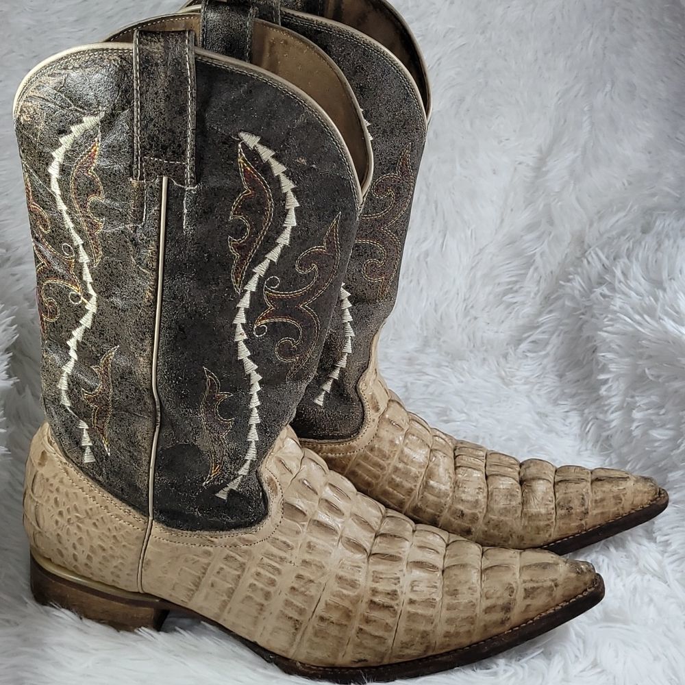 Gran Lider Distressed Cowboy Boots